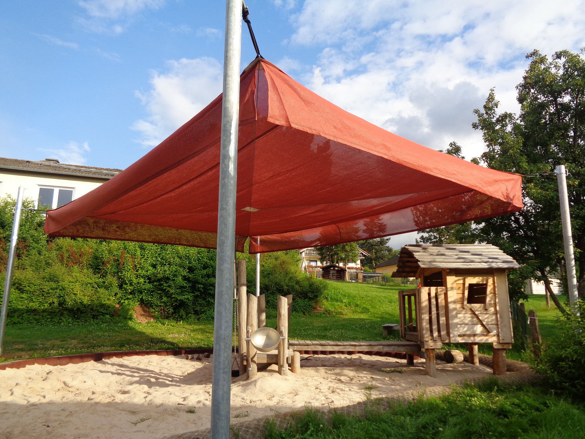 Sonnensegel Komplettanlage Bausatz